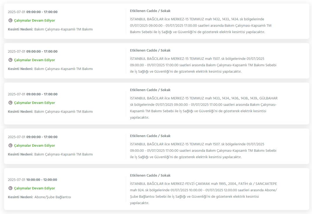 Bu geceden itibaren başlıyor: İstanbul'un 24 ilçesinde dev elektrik kesintisi 29